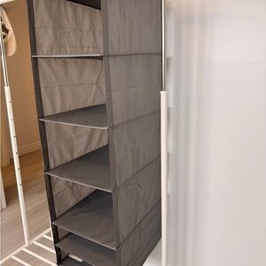 IKEA Dark Gray Hanging Closet Organizer